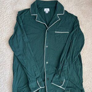 Petite Plume Green Christmas Pajama Top and Bottom Set